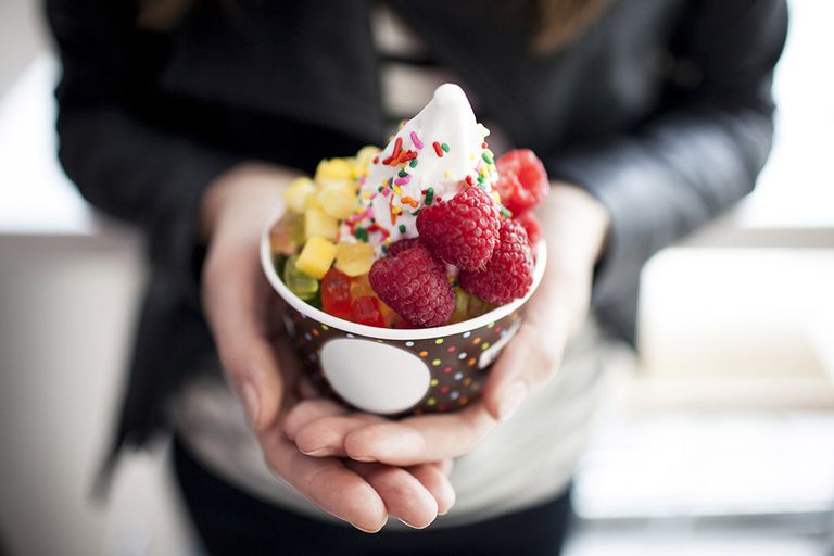 Frozen jogurt, dvostruko više, kalorija unci