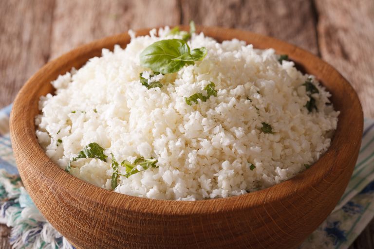 dnevne vrijednosti, porciji Kalorije, riža cvjetača